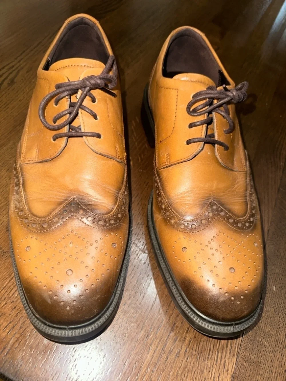 Ecco leather brogue